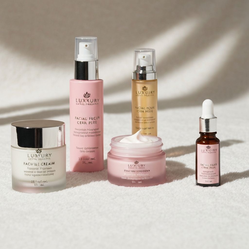 Women's facial skincare products